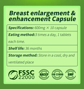 Vitahealthy private label fornitura di fabbrica ad alto contenuto organico <span class=keywords><strong>del</strong></span> <span class=keywords><strong>seno</strong></span> ingrossamento <span class=keywords><strong>del</strong></span> <span class=keywords><strong>seno</strong></span> naturale crema di <span class=keywords><strong>ingrandimento</strong></span> <span class=keywords><strong>del</strong></span> <span class=keywords><strong>seno</strong></span> capsula - Product Image 6