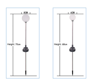 Outdoor Waterproof IP65 <b>LED</b> Spherical Garden Decorative Landscape Light Colorful Reed Solar Plug-In Lawn Light Nj001 <b>Ball</b> Solar - Product Image 4