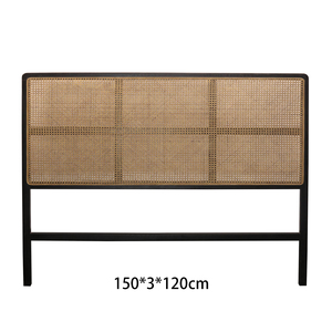 2025 Độc Đáo Thiết Kế Hiện Đại XZ-24998 Rắn Gỗ Đầu Giường Với Mây Làm Bằng Tay Đăng nhập Phong Cách Phòng Ngủ Đầu Giường Đồ Nội Thất Nhà - Product Image 3