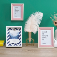 Bingkai Foto Meja Dekorasi Rumah Gaya Modern Putih Pink Ps Bingkai Gambar Modern Desain Baru Karya Seni Modis Bingkai Foto