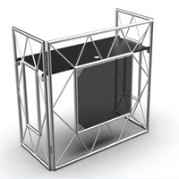 Cabine à treillis en aluminium à vendre Table DJ pliable et portable Comptoir de bar Scène de concert Présentoirs à treillis en aluminium