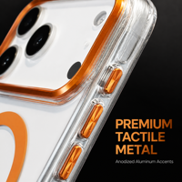 iPhone 18 Pro Max 17 Pro için Özel B2B 2800 Gauss Manyetik Emişli Kılıf, Şeffaf PC Sert Kabuklu Darbeye Dayanıklı Hava Yastıklı Fabrika Fiyatı