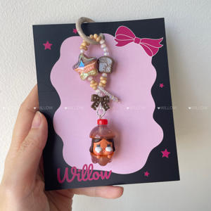 Porte-clés Crybaby MINI de bonne qualité à bas prix, accessoires pour téléphone, perles en plastique, breloques pour téléphone, cordon pour téléphone portable, design original - Product Image 6