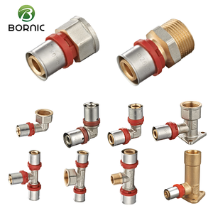 Bornic nhà sản xuất mẫu miễn phí nhà sản xuất <span class=keywords><strong>pex</strong></span> phụ kiện đường ống màu đỏ 16-32 mét tất cả các loại <span class=keywords><strong>pex</strong></span> phụ kiện Brass <span class=keywords><strong>pex</strong></span> Báo Chí phụ kiện - Product Image 1