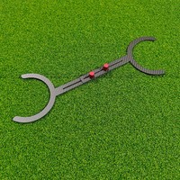 SwingPerfect Golf Entraîneur de swing en fibre de carbone à double connexion de bras, anti-rupture du coude et du poignet, pour le putting et le chipping, aides à l'entraînement au swing