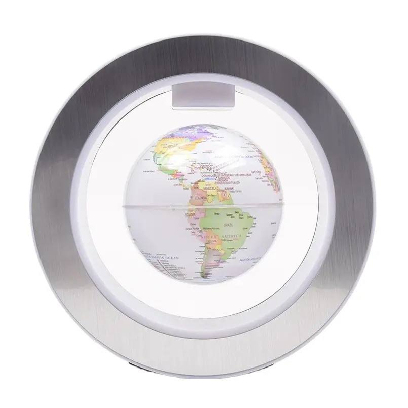 Moderne Woonkamer Decoratie Huis Zwevende Globe Cadeau Maglev Globe Lamp Zwevende Bol Met Led Wereldkaartlamp