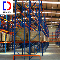 Système d'étagères de stockage industriel DJ Factory 50 pour entrepôt, rayonnage sélectif en acier pour palettes, rayonnage à palettes robuste à assembler pour usine