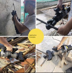 Máy uốn thép thủy lực điện cầm tay bán tự động dùng trong xây dựng, uốn thép, uốn nhôm - Product Image 6