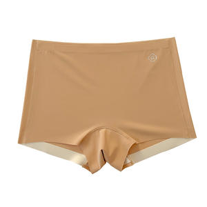 Internet-Trend Sommer Spurlose Einfarbige ODM Slips Damen Mittlere Taille Komfortabel Atmungsaktiv Antibakteriell Eisseide - Product Image 5