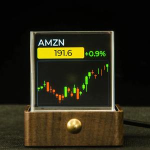 Cube Max Big Tech : Horloge Intelligente Holographique avec Affichage Cristallin, Informations Météo, Boursières et Taux Forex – Idéal pour un Cadeau - Product Image 1