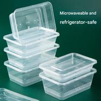 Boîte alimentaire jetable en plastique PS recyclable, sans BPA, compatible micro-ondes, avec couvercle, pour biscuits, macarons, digestives, soda, craquelins