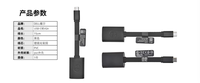 Adaptateur USB-C vers VGA neuf pour ordinateur portable, adaptateurs et connecteurs de haute qualité