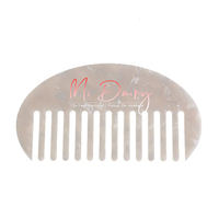 Peigne à cheveux semi-circulaire pour femmes, accessoires capillaires, peigne de poche pour filles, 4mm d'épaisseur