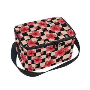 Hawaii Checkered Design Simple Small Portable Cooler Bag Custom Logo Eco-Friendly Insulated Cooler Bag for Family Camping Picnic - Product Image 2