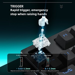 Teclado MCHOSE ZERO 75 con Interruptor Magnético, RT0.02mm, 8Khz, Baja Latencia, 0 Zona Muerta, para Esports, Gamer, Valorant, Personalizable ODM/OEM - Product Image 4