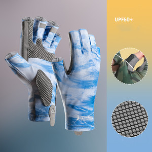 Wholesale Fingerless Fishing <strong>Gloves</strong> Lightweight Uv Protection Sun <strong>Gloves</strong> Men Women for Kayaking Hiking Paddling Canoeing <strong>Rowing</strong> - Product Image 4