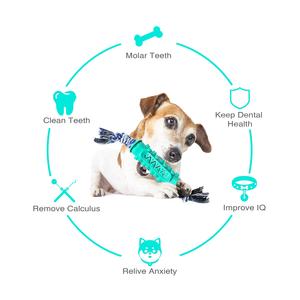 Hot Sale Hund Baumwolle Seil Kau spielzeug Langlebige Doggy Interactive Bite Training Produkte Zähne Reinigungs werkzeug für Hund - Product Image 3