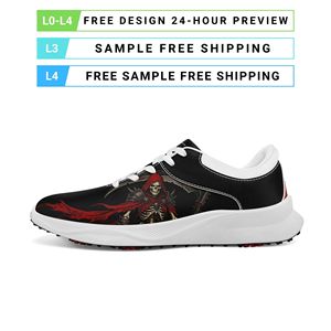 Chaussures de golf en gros, série gothique, impression à la demande, OEM ODM, baskets personnalisées avec nom d'équipe FN062-26006135-6 - Product Image 3