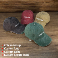 Gorras de Béisbol Retro de Algodón Oxford Bordadas y Lavadas con Logotipo Personalizado, Ajustables, con Diseños de Puntos y Frutas, en Oferta