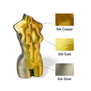 طابعة HELLO3D ثلاثية الألوان حريرية من فتيل ذهبي + فضي + نحاسي + سعر رباط ثلاثي الأبعاد 1-خيوط حريرية ثلاثية الأبعاد - Product Image 3