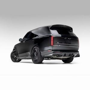 Pour <span class=keywords><strong>LandRover</strong></span> RangeRover Kit de carrosserie V Style fibre de carbone lèvre avant jupe latérale diffuseur becquet-nouvelle mise à niveau pour Range Rover - Product Image 5