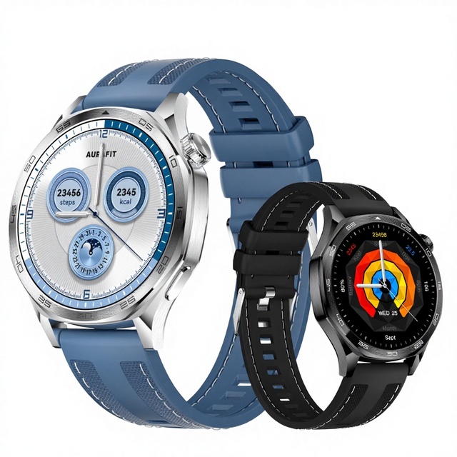 High Quality Men's Smart Watch AM29 with 3ATM Waterproof Multi-language AMOLED Touch Screen Fitness Tracker for Men