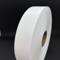 Ruban en taffetas de nylon de qualité supérieure, couleur unie, impression par transfert thermique, rouleau pour imprimante d'étiquettes de codes-barres