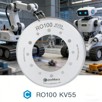 Cubemars RO100 KV55 Motor Torsi Tanpa Bingkai dengan Sensor Hall Motor Tanpa Sikat Presisi Tinggi Dudukan Flens Tahan Air untuk Robotika