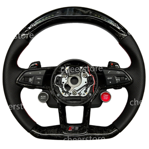 Affichage LED chauffant en fibre de carbone forgé A3 A4L A5 A6L A7 Q2 <span class=keywords><strong>Q3</strong></span> S4 S5 <span class=keywords><strong>RS</strong></span> S-<span class=keywords><strong>line</strong></span> Upgrade TT R8 MK3 pour Audi - Product Image 2