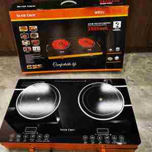 Ventes chaudes - Plaque de cuisson à induction - Cuisinière électrique - 3500W - Double cuisinière infrarouge - Cuisinière à induction intelligente à 2 brûleurs - Product Image 5