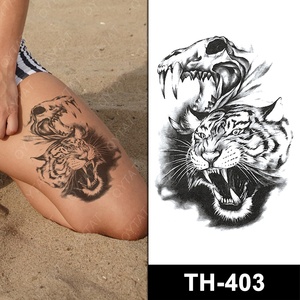 <span class=keywords><strong>Tatuajes</strong></span> <span class=keywords><strong>Temporales</strong></span> de Tigre para Hombre, Seguros para la Piel, Estilo Tribal, de Medio Brazo, Éxito de Ventas <span class=keywords><strong>en</strong></span> <span class=keywords><strong>Amazon</strong></span> - Product Image 2
