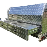 Plaque de contrôle en aluminium 2.5mm Ute/Boîte à outils pour camions Boîte à ouverture latérale avec tiroirs