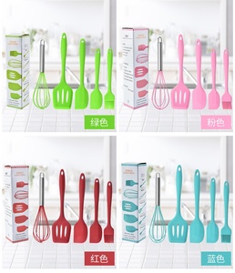 Factory Shipment Wholesale Silicone Kitchenware 5-Piece Set High-Temperature Resistant Baking <b>Tool</b> Set - Product Image 6