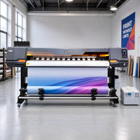 Mesin Cetak UV Roll to Roll 1.8m Single Head I3200 1650mm Format Besar untuk Pencetakan Film Lunak, Vinyl Backlit, dan Banner