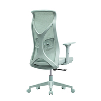 Chaise de bureau de direction ergonomique B62, nouvelle conception moderne, avec dossier en maille verte, pour un confort optimal – Mobilier essentiel