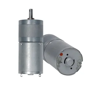 OD 25mm JGA25-370 Mini Motor DC 12 Volt 3V 6V 24V High Torque Low Speed Reversed Electric Motor Reduction Engine 12v Gear Motor