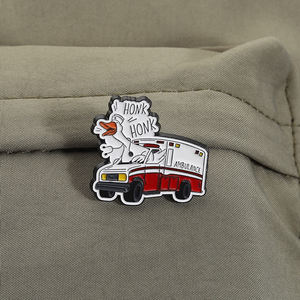 Tıbbi kaz emaye Pin komik kaz doktor stetoskop şırınga karikatür <span class=keywords><strong>X</strong></span> <span class=keywords><strong>Ray</strong></span> kaz broş yaka rozeti takı hediye toptan - Product Image 3