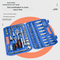 Kit de clés à douilles professionnel en acier au carbone de 94 pièces, capacité de couple de 1000 lb-pi, disponible en version OEM pour l'industrie, le bricolage et le garage
