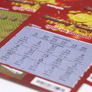 Carte à gratter de loterie personnalisée avec impression numérique sur papier noir, protection des données, design de loterie, vente directe usine, grand prix - Product Image 5