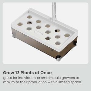 Kit <span class=keywords><strong>de</strong></span> Sistema <span class=keywords><strong>de</strong></span> Cultivo Hidropónico HGS15-1CB, 13 Cápsulas, Jardín Interior <span class=keywords><strong>de</strong></span> Hierbas con Luz <span class=keywords><strong>de</strong></span> Cultivo Inteligente, Tanque Transparente para Decoración del Hogar - Product Image 6