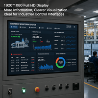 Layar LCD TFT Industri 15.6 inci 1920*1080 IPS EDP 1.2 Full HD untuk Panel PC HMI