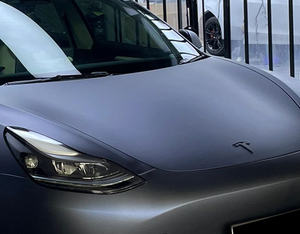 <span class=keywords><strong>Precio</strong></span> <span class=keywords><strong>de</strong></span> fábrica <span class=keywords><strong>de</strong></span> alta calidad autoadhesivo nuevo satén cuerpo completo negro fantasía Color azul coche envoltura vinilo rollo película para coche - Product Image 2