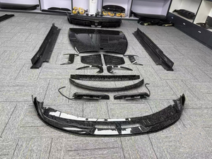 Kit carrosserie décoratif <span class=keywords><strong>Mansory</strong></span> pour Rolls Royce Spectre : pare-chocs, capot, diffuseur arrière, lèvre avant et jupes latérales en fibre de carbone sèche - Product Image 3