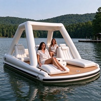 Vente directe d'usine de bateaux de pêche gonflables pliables en PVC de type catamaran