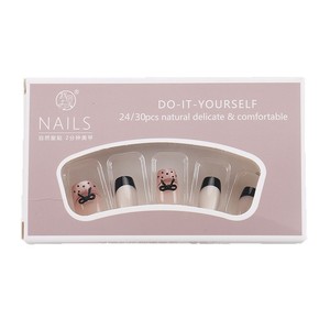 <span class=keywords><strong>Uñas</strong></span> Postizas Desmontables con Diseño de Ojo de Gato y Lazo de <span class=keywords><strong>Lunares</strong></span>, Estilo Dulce, Adhesivas, para Mujeres y Niñas, con Diseño de Dibujos Animados - Product Image 6