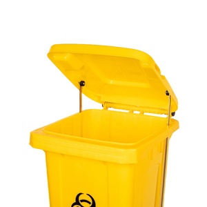 Contenitore per rifiuti rettangolare da <span class=keywords><strong>120</strong></span> <span class=keywords><strong>litri</strong></span> a pedale in HDPE con coperchio Standard EN840 <span class=keywords><strong>bidone</strong></span> della spazzatura da <span class=keywords><strong>120</strong></span> <span class=keywords><strong>litri</strong></span> - Product Image 2