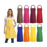 Reusable Kitchen Apron with Two Pockets, Custom Logo