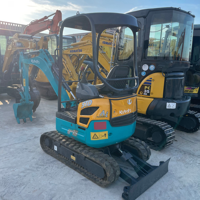 Eco-friendly Engine Kubota U15 Used Excavator U15 Second Hand 1.5 Ton Mini Digger in Hot Stock for Sale