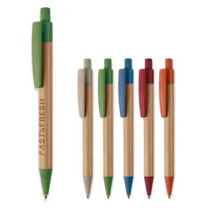 <b>Bamboo</b> wheat <b>straw</b> pen eco-friendly gadgets - Product Image 1