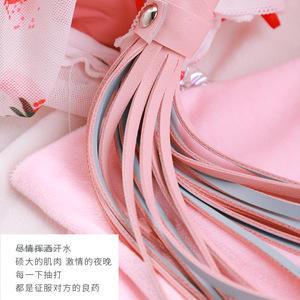 แส้หนังสีดำสำหรับกระตุ้นอารมณ์ผู้ใหญ่ อุปกรณ์ตีตบ SP Tools อุปกรณ์เสริม BDSM - Product Image 2